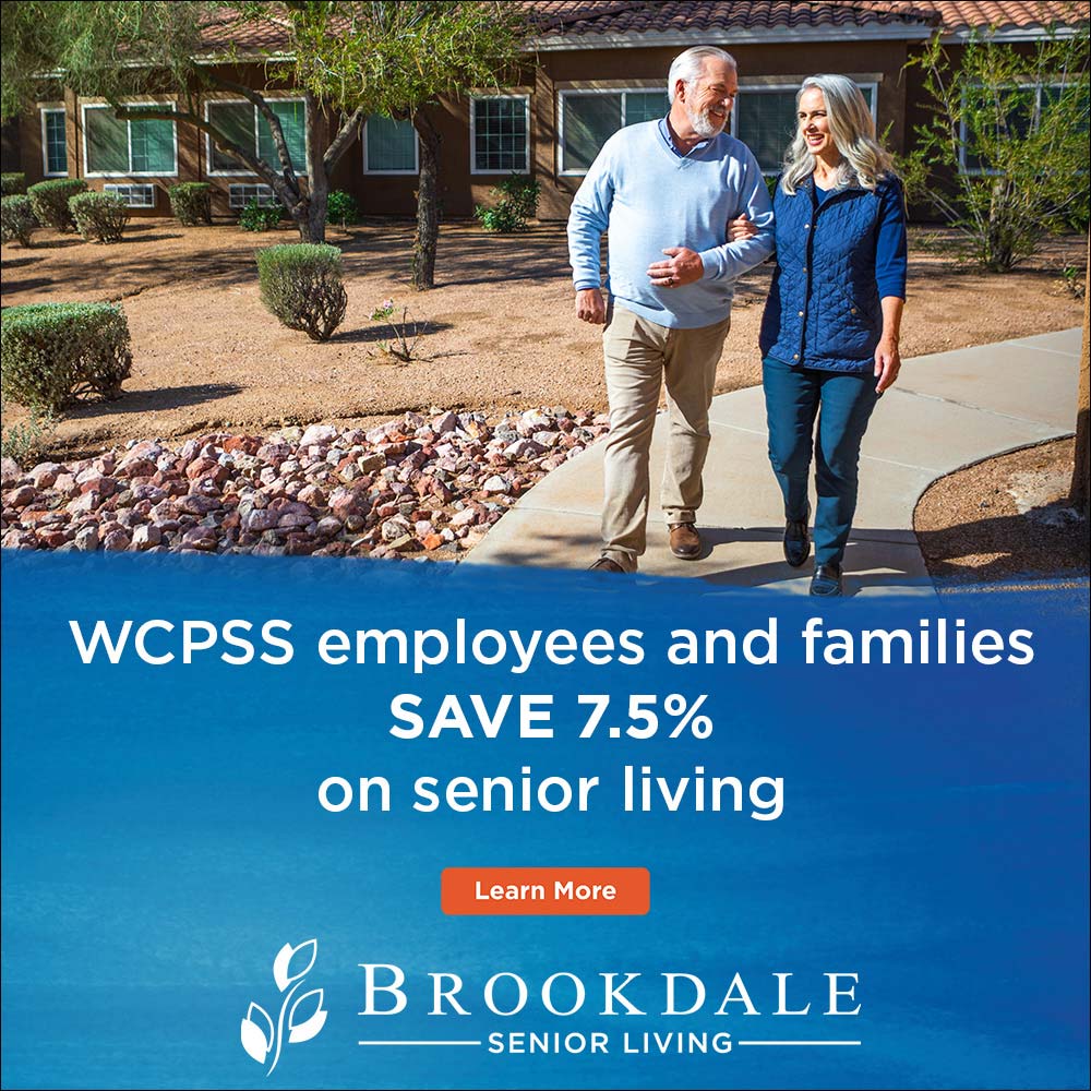 Brookdale - WCPSS employees and families SAVE 7.5% on senior living